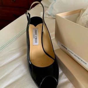 Jimmy Choo peep toe sling back